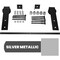 Ekena Millwork Exterior Dummy Roller Series Single-Panel Hardware Set w/ 2 Fixed J-Strap Hangers and 4' Track GB6004ES41 - alternate 1